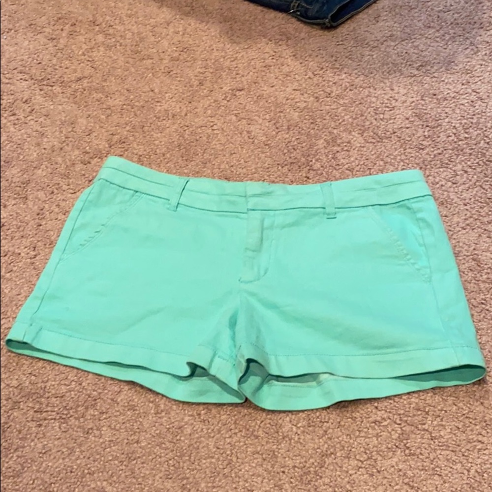 Turquoise shorts